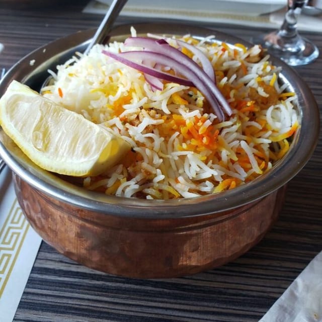 Shrimp Biryani.
