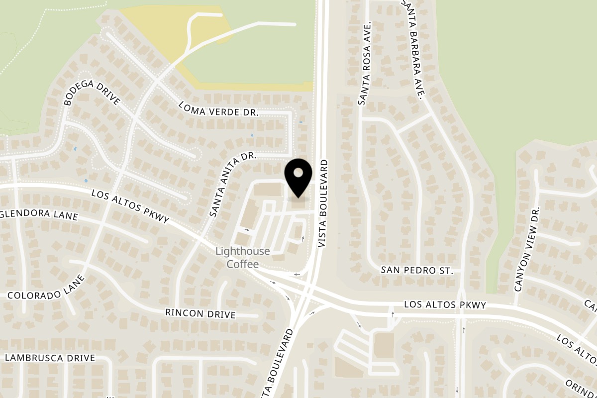 Map showing the location of Bawarchi Indian Cuisine on 5245 Vista Blvd in Sparks